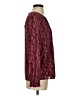 MICHAEL Michael Kors 100% Polyester Burgundy Long Sleeve Blouse Size S - photo 4