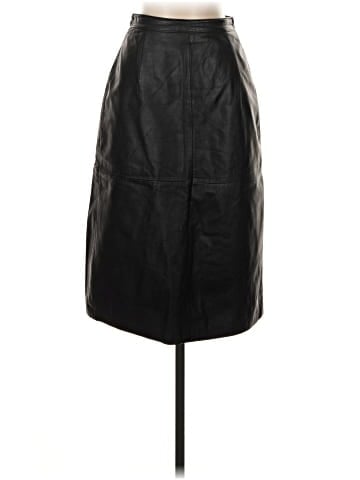 Neiman Marcus Faux Leather Skirt (view 1)