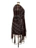 Chaps 100% Polyester Brown Cocktail Dress Size 20 - photo 4