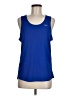 Nike 100% Polyester Blue Active Tank Size M - photo 1