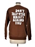 Unbranded 100% Polyester Brown Sweatshirt Size L - photo 2