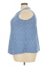 Amana Blue Sleeveless Blouse Size 3X - photo 5
