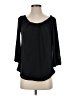Crosby Black 3/4 Sleeve Blouse Size S - photo 1