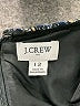 J.Crew 100% Polyester Tweed Gray Casual Dress Size 12 - photo 8