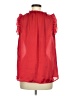 Ces Femme 100% Polyester Red Sleeveless Blouse Size M - photo 2