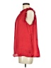 Ces Femme 100% Polyester Red Sleeveless Blouse Size M - photo 5