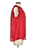 Ces Femme 100% Polyester Red Sleeveless Blouse Size M - photo 4