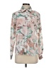 Shein Floral Pink Long Sleeve Blouse Size 4 - photo 1