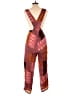 Intropia 100% Viscose Graphic Red Jumpsuit Size 4 - photo 2