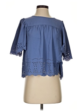 Kaari Blue Short Sleeve Blouse