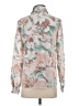 Shein Floral Pink Long Sleeve Blouse Size 4 - photo 2