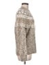 Ann Taylor LOFT Chevron-herringbone Tan Pullover Sweater Size M - photo 4
