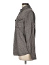 BKE 100% Cotton Tweed Gray Long Sleeve Button-Down Shirt Size L - photo 5