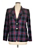J.Crew Plaid Blue Wool Blazer Size 14 - photo 1