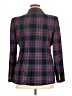 J.Crew Plaid Blue Wool Blazer Size 14 - photo 2