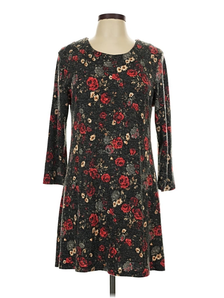Pre-owned Assorted Brands Casual Dress In Black