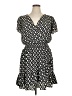 MICHAEL Michael Kors 100% Polyester Print Black Casual Dress Size XL - photo 1