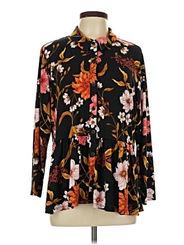 Susan Graver Long Sleeve Blouse (view 1)