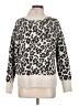 Ann Taylor LOFT Animal Print Ivory Pullover Sweater Size M - photo 1