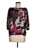 Vertigo Paris 100% Polyester Burgundy 3/4 Sleeve Blouse Size M - photo 1