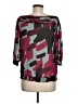 Vertigo Paris 100% Polyester Burgundy 3/4 Sleeve Blouse Size M - photo 2