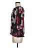 Vertigo Paris 100% Polyester Burgundy 3/4 Sleeve Blouse Size M - photo 5