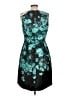 Lela Rose 100% Polyester Graphic Teal Cocktail Dress Size 10 - photo 2