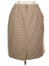 Chaus Houndstooth Brown Tan Wool Skirt Size 1X (estimated) - photo 1