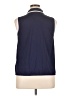 Winona Blue Sleeveless Button-Down Shirt Size XL - photo 2