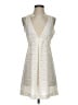 J Valdi Metallic Ivory Cocktail Dress Size S (estimated) - photo 1