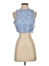 Shein 100% Polyester Blue Sleeveless Blouse Size S - photo 1