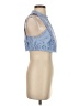 Shein 100% Polyester Blue Sleeveless Blouse Size S - photo 4