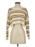 Debut Stripes Yellow Pullover Sweater Size S - photo 1