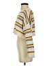Debut Stripes Yellow Pullover Sweater Size S - photo 5