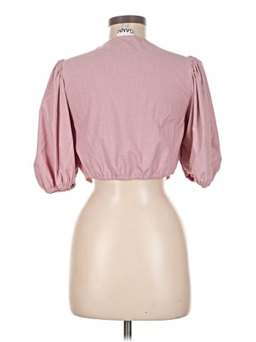Ganni Short Sleeve Blouse (view 2)