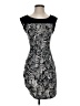 BCBGMAXAZRIA Graphic Gray Cocktail Dress Size S - photo 1