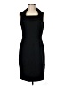 Donna Ricco Solid Black Cocktail Dress Size 8 - photo 1
