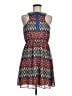 Xhilaration 100% Polyester Print Blue Casual Dress Size M - photo 1