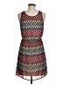 Xhilaration 100% Polyester Print Blue Casual Dress Size M - photo 2