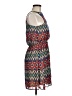Xhilaration 100% Polyester Print Blue Casual Dress Size M - photo 4