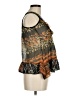Solitaire 100% Polyester Brown Sleeveless Blouse Size M - photo 4