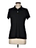 Hanes 100% Polyester Black Short Sleeve Polo Size M - photo 1