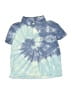 Gap Kids Tie-dye Blue Short Sleeve Polo Size S (kids) - photo 1
