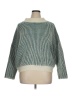 Shein Curve 100% Polyester Stripes Green Pullover Sweater Size 16 Plus (2) - photo 1