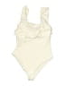 Eberjey Solid Ivory One Piece Swimsuit Size M - photo 2