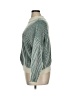 Shein Curve 100% Polyester Stripes Green Pullover Sweater Size 16 Plus (2) - photo 5