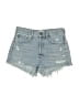 AGOLDE 100% Cotton Blue Denim Shorts Size 25 waist - photo 1