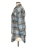 Unbranded Plaid Blue 3/4 Sleeve Button-Down Shirt Size XL (estimated) - photo 5