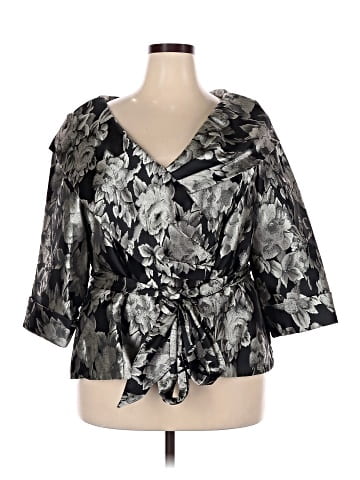 Alex Evenings 3/4 Sleeve Blouse (view 1)