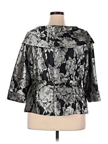Alex Evenings 3/4 Sleeve Blouse (view 2)